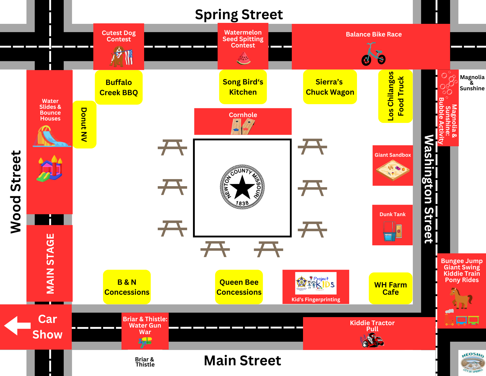 2025 Celebrate Neosho Activities and Music