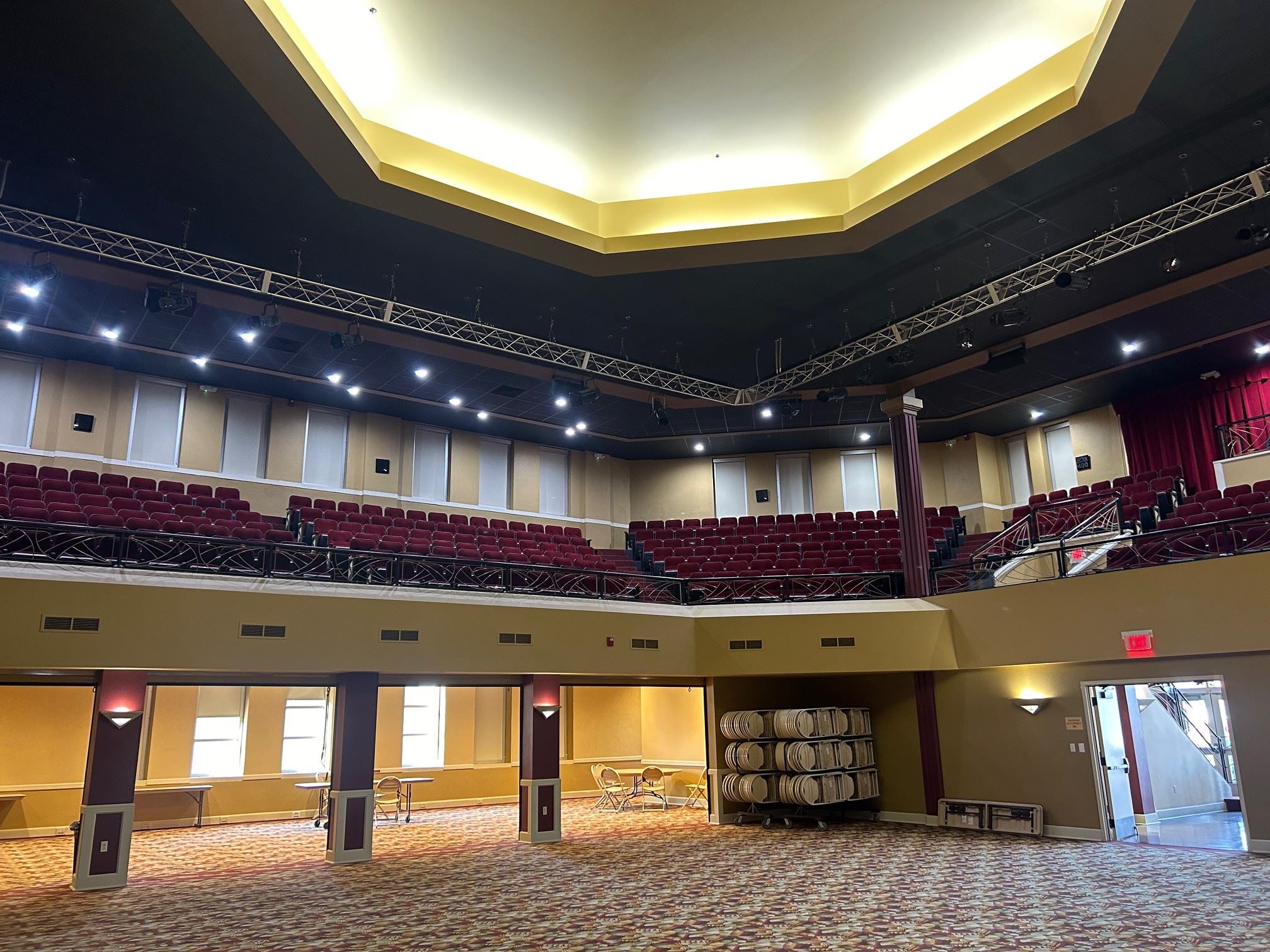 Auditorium Balcony and West Wing